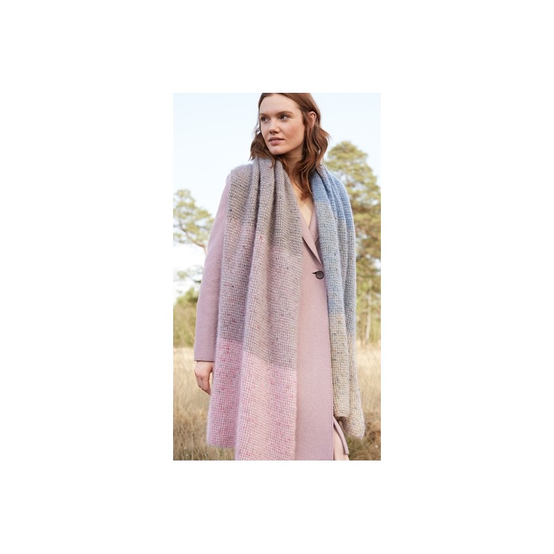 Sjaal - Natural Superkid Tweed - Tücher & Co 9 (model 05)