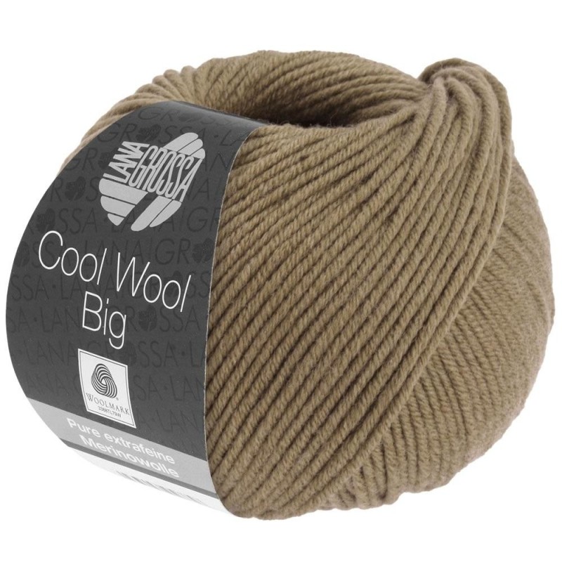Lana Grossa Cool Wool Big 1011 Graubraun