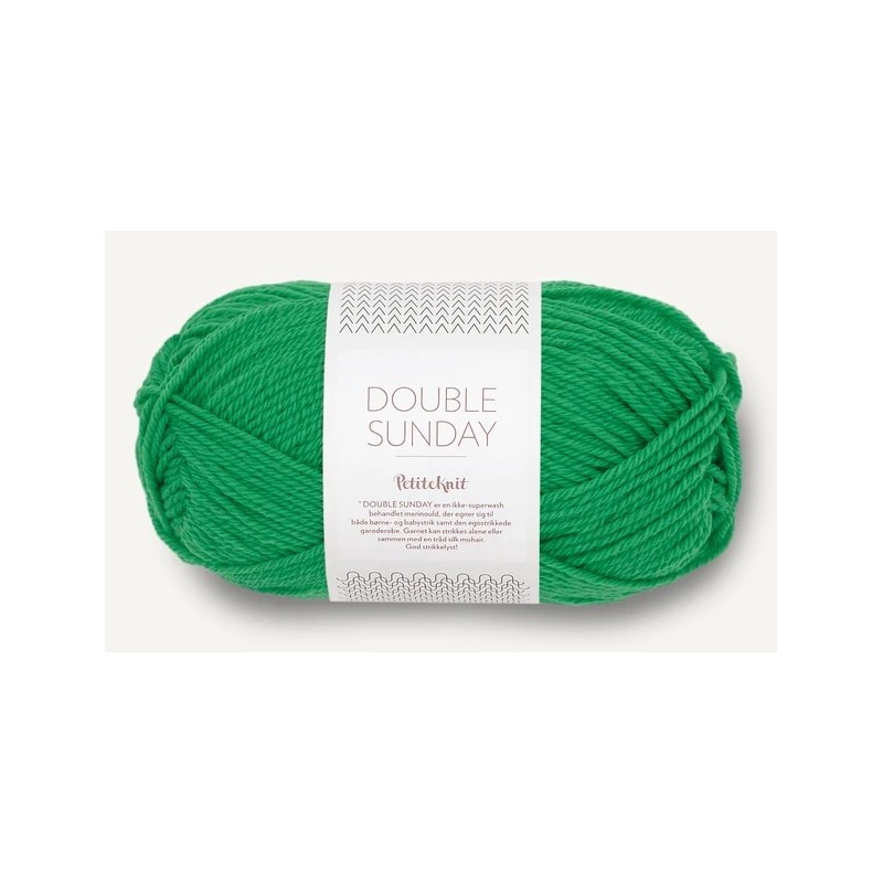 Sandnes Double Sunday by PetiteKnit 8236 statement Green