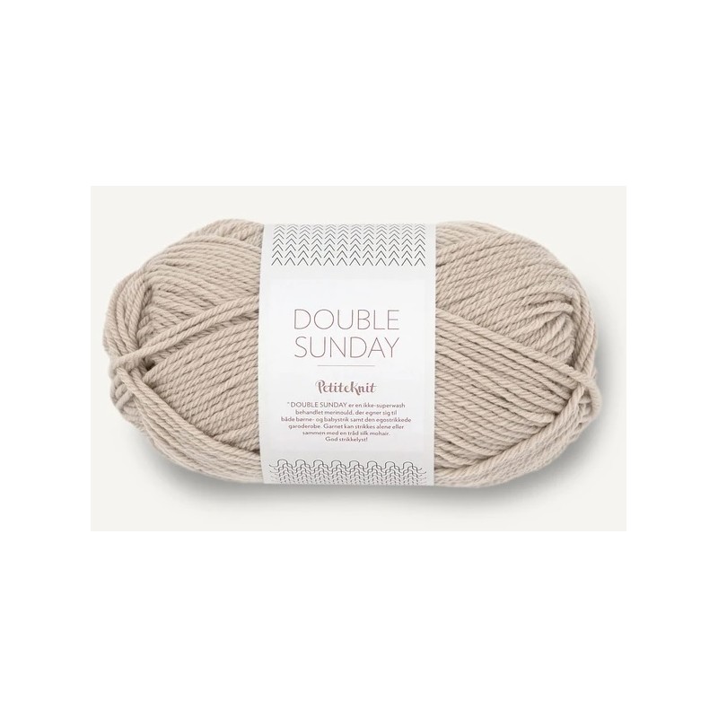 Sandnes Double Sunday by PetiteKnit 3821 Kardemomme