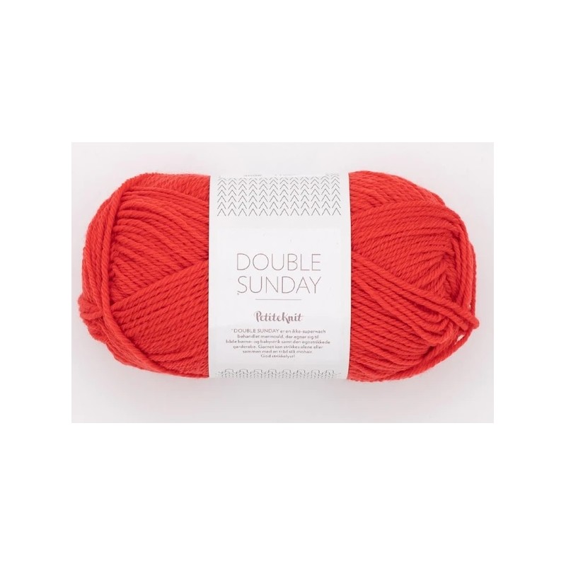 Sandnes Double Sunday by PetiteKnit 4008 Poppy