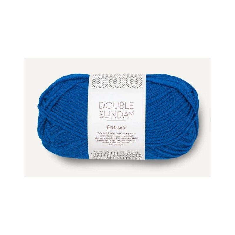 Sandnes Double Sunday by PetiteKnit 6046 Electric Blue