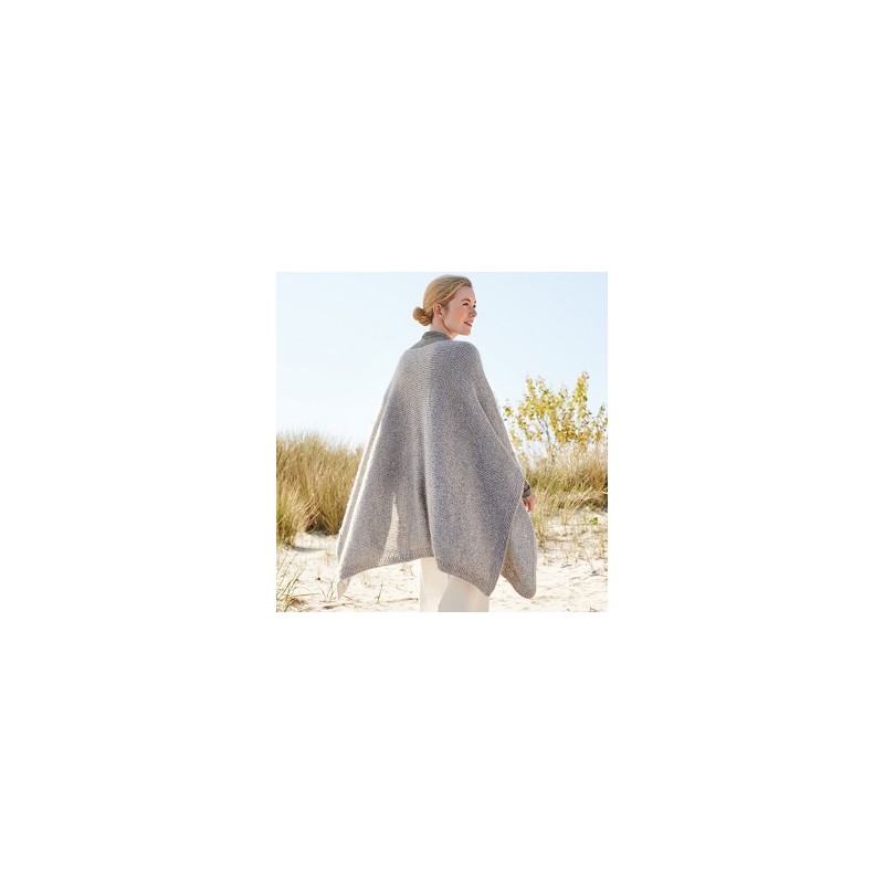 Poncho - Landlust Soft Tweed 180 - Merino Edition 4 (Model 21)