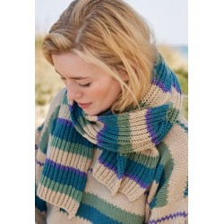 Compleet breipakket - Sjaal - Merino Uno - Merino Edition 4 (model 48)