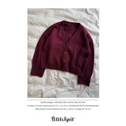 Patroon PetiteKnit Scarlet Cardigan (maat 32 t/m 60)