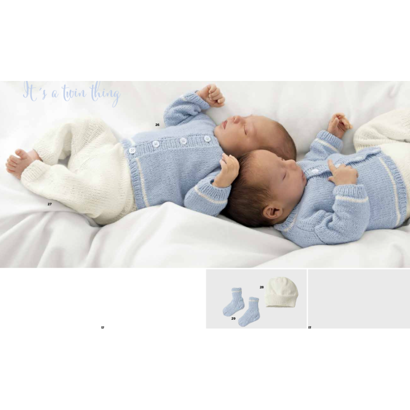 Vest, Broek, Muts & Sokken - Cool Wool Baby - Infanti Best Of (model 26, 27, 28 & 29 setje)