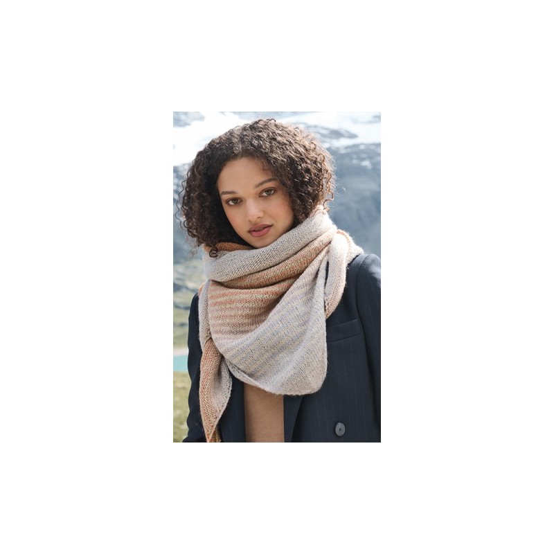 Schouderdoek - Gomitolo Gala - Gomitolo 16 (model 23)