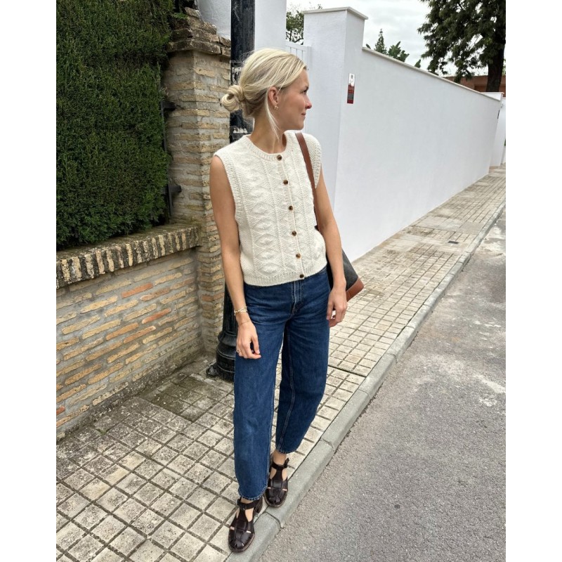 Gilet - Landlust Soft Tweed 180 - PetiteKnit - Esther Vest