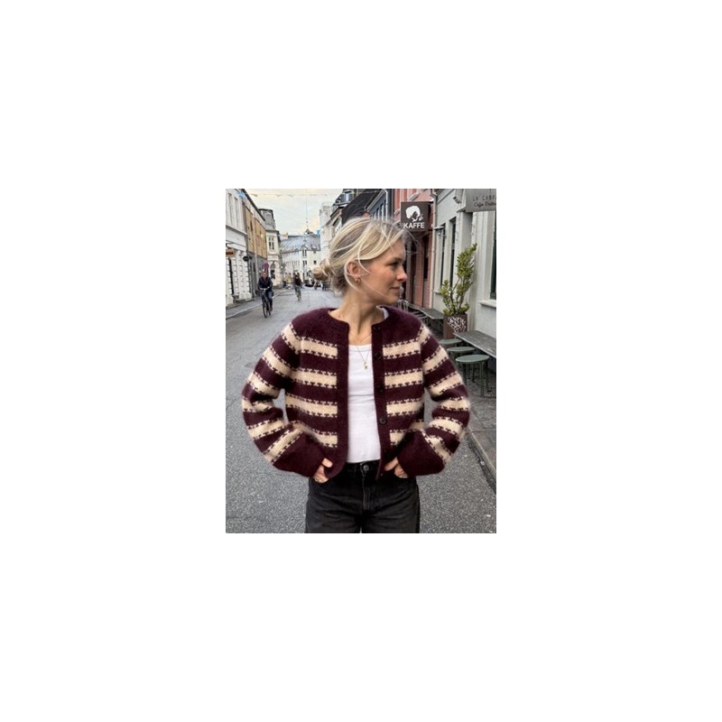 Vest - Merino Uno en Silkhair - PetiteKnit - Key Cardigan