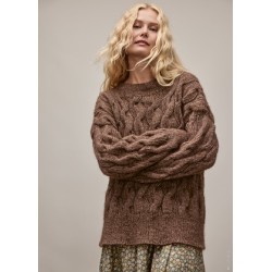 Compleet Breipakket - Trui - Natural Alpaca Pelo & Natural Superkid Tweed - Nordic Knits 4 (model 34)