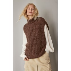Compleet breipakket - Slipover - Natural Superkid Tweed & Ecopuno - Nordic Knits 4 (model 4)