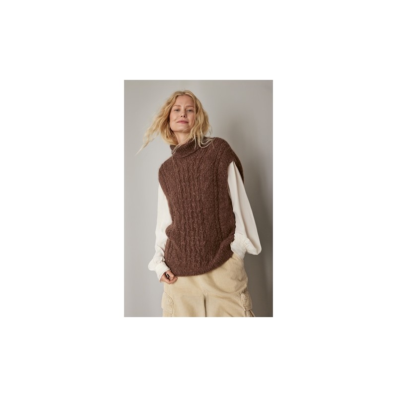 Slipover - Natural Superkid Tweed & Ecopuno - Nordic Knits 4 (model 4)