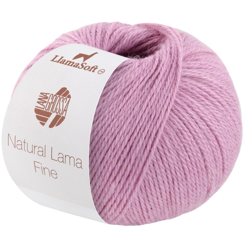 Lana Grossa Natural Lama Fine 102
Fliederrosa