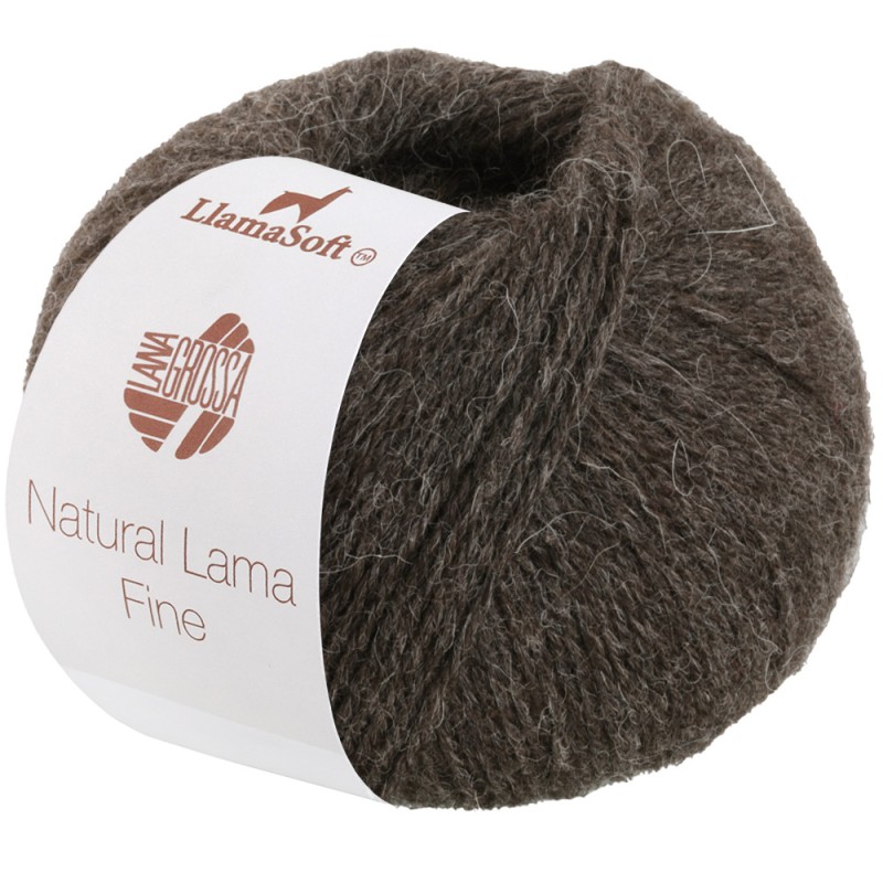 Lana Grossa Natural Lama Fine 115
Schwarzbraun