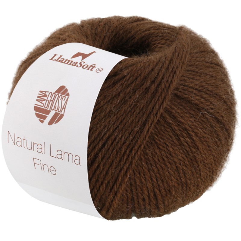Lana Grossa Natural Lama Fine 113
Schokobraun