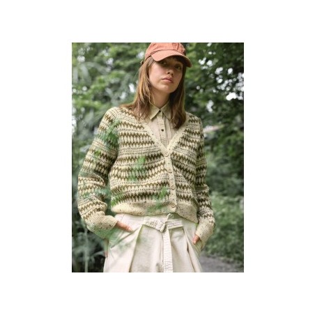 Patroon Sandnes Garn kleiva Cardigan 2403-08