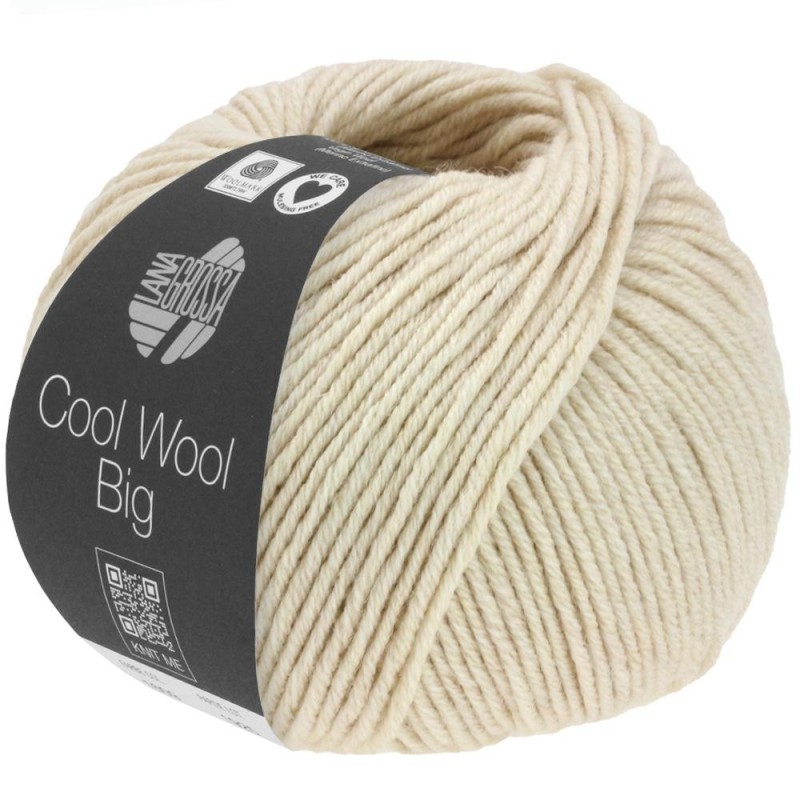 Lana Grossa Cool Wool Big 1624 Beige Meliert