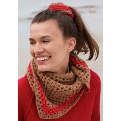 Compleet haakpakket - Driehoekssjaal - Nebbia - Accessoires 23 (model 38)