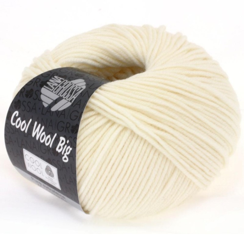 Lana Grossa Cool Wool Big 601 Rohweiß