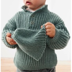 Breipakket - Truitje - Cool Wool Big - Infanti 17 (model 50)