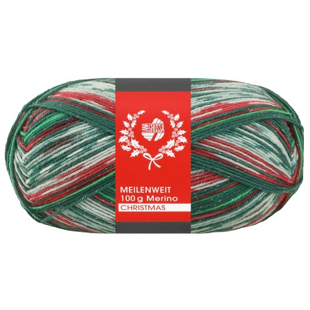Lana Grossa Meilenweit 100 Merino Christmas Lurex 6804