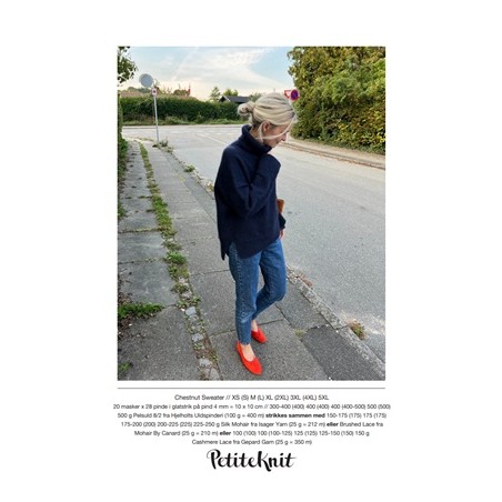 Patroon PetiteKnit Chestnut Sweater (maat 34 t/m 60)
