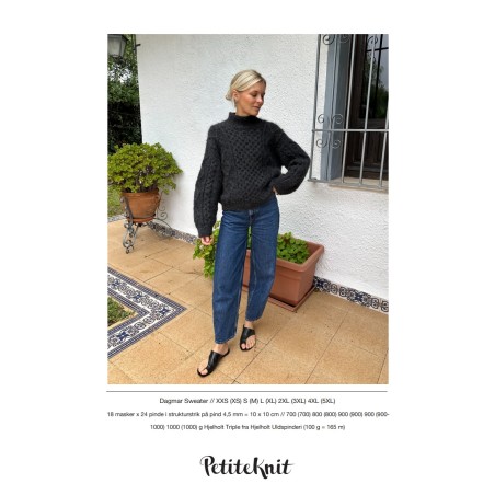 Patroon PetiteKnit Dagmar Sweater (maat 32 t/m 60)