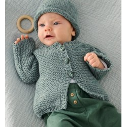 Compleet Breipakket - Vest - Cool Wool Big - Infanti 22 (model 20)