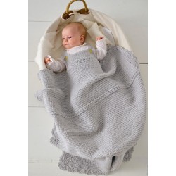 Compleet Haakpakket - Babydeken - Cool Wool Baby - Infanti 22 (model 55)