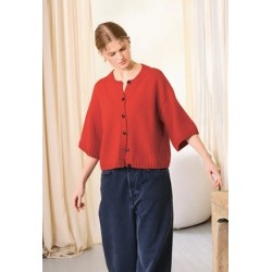 Patroon Sandnes Garn Lila Cardigan 2502-02