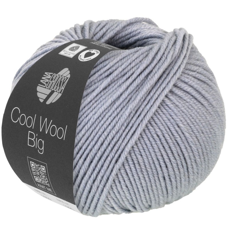 Lana Grossa Cool Wool Big 1019 Graublau