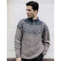 Compleet breipakket - Trui - Lettlopi - Lopidesign - Fjall Men's Sweater