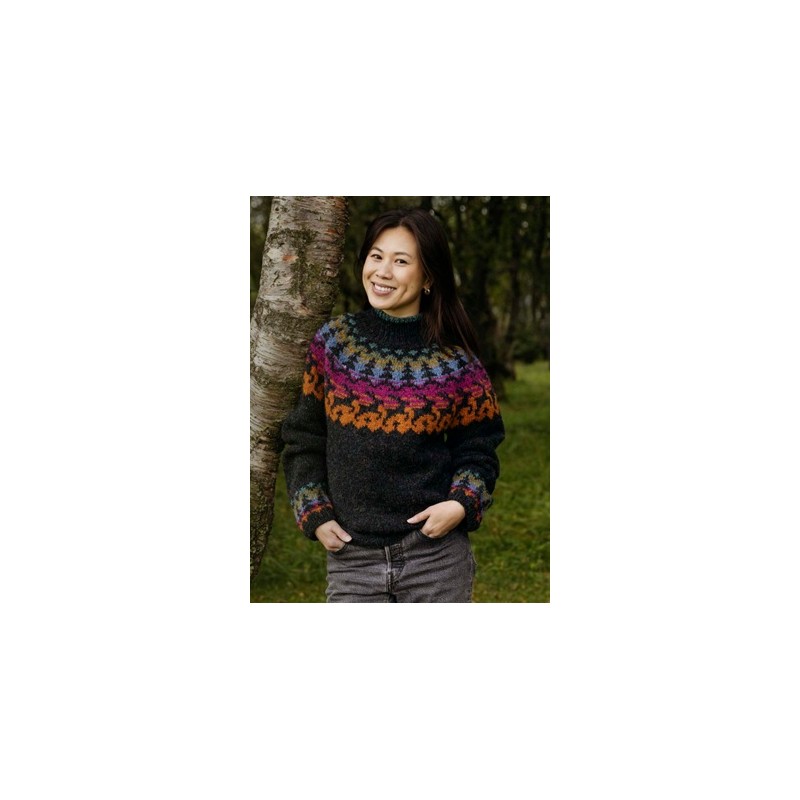 Trui - Lettlopi - Lopidesign - Hreindyr i nordurljosum