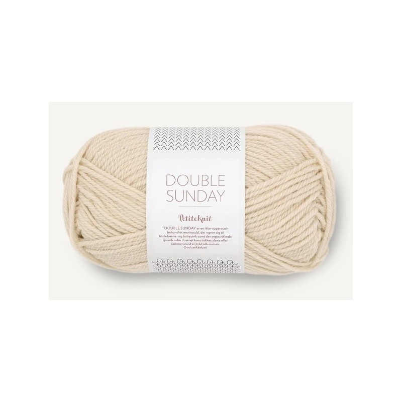 Sandnes Double Sunday by PetiteKnit 2511 Almond