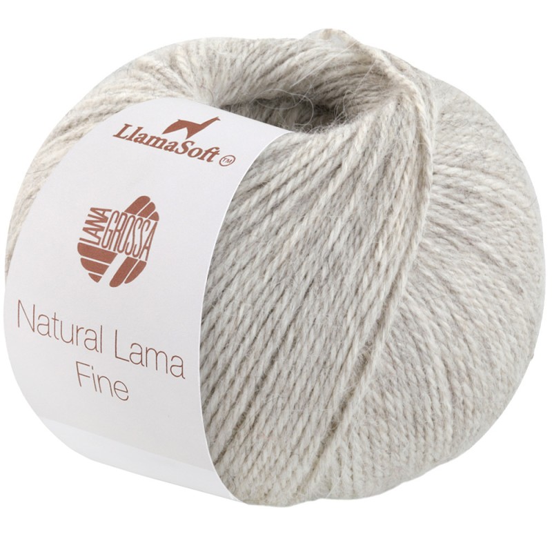 Lana Grossa Natural Lama Fine 112
Graubeige