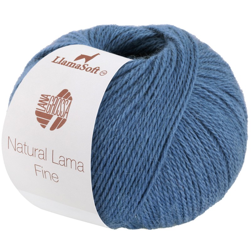 Lana Grossa Natural Lama Fine 105
Taubenblau