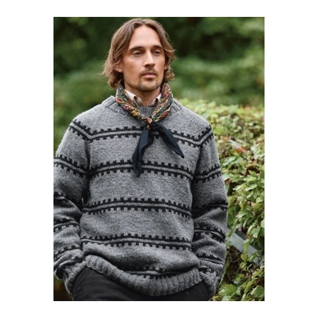 Patroon Sandnes Garn Ridge Sweater Man