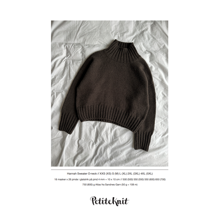 Patroon PetiteKnit Hannah Sweater O-Neck (maat 34 t/m 60)