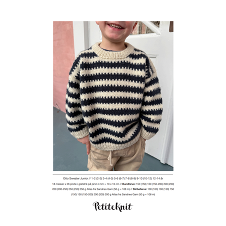 Patroon PetiteKnit Otto Sweater Junior (maat 86 t/m 164)