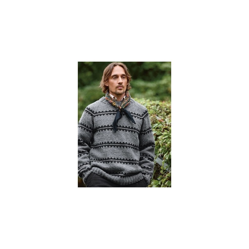 Patroon Sandnes Garn Ridge Sweater Man