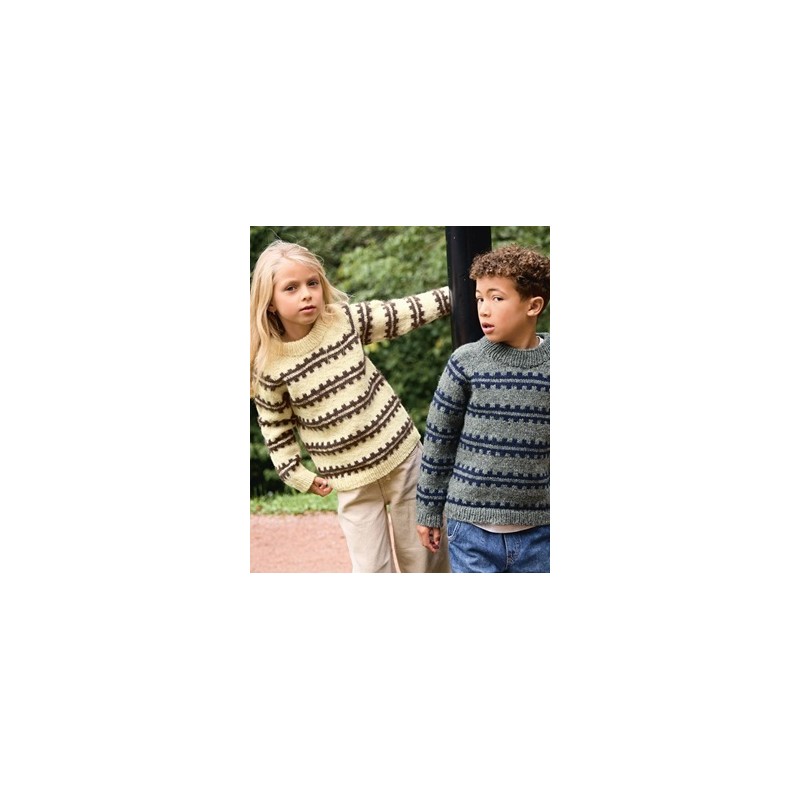 Patroon Sandnes Garn Ridge Sweater Junior