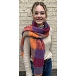 Patroon Poefs en Toffels Soft Blocks Sjaal