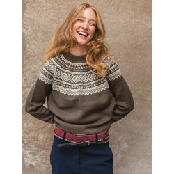 Compleet breipakket - Trui - Tynn Peer Gynt - Sandnes Garn - Marius (variant met 2 kleuren)