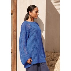 Compleet breipakket - Trui - Natural Superkid Tweed - Journal 71 (model 27)