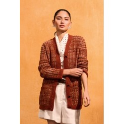 Compleet breipakket - Vest - Cotonella Multi & Cotonella Uni - Gomitolo 17 (model 10)