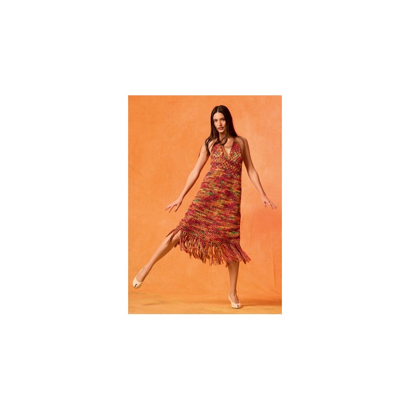 Jurk - Cotonella Multi - Gomitolo 17 (Model 13)