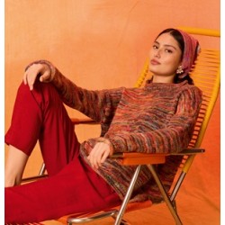 Compleet breipakket - Trui - Cotonella Multi - Gomitolo 17 (Model 14)