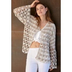 Compleet haakpakket - Vest - Gioia - Haken 9 (model 28)