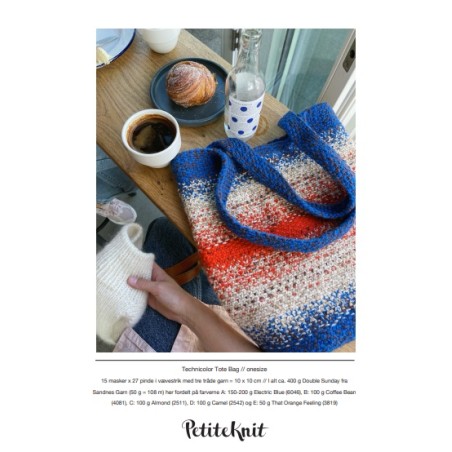 Patroon PetiteKnit Technicolor Tote Bag