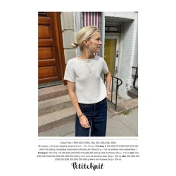 Patroon PetiteKnit Cloud Tee (Maat 32 t/m 60)